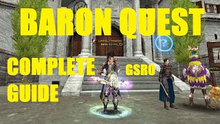 Silkroad Online 2021  BARON QUEST [upl. by Asital]