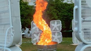 How To Make A Fire Tornado Come To Life  Street Science [upl. by Eded162]