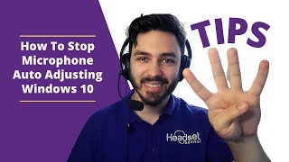 4 Tips How To Stop Microphone Auto Adjusting Windows 10 [upl. by Namsu823]