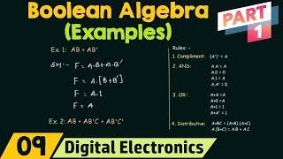 Boolean Algebra Examples Part 1 [upl. by Pruter]