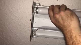 How to change a fluorescent light bulb [upl. by Eibur]