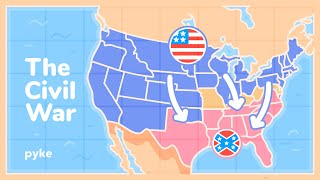 The American Civil War explained [upl. by Niobe]