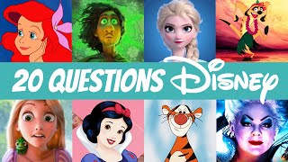 20 Questions  Disney Quiz [upl. by Aneloc]