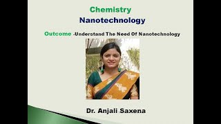 Nanotechnology By Dr Anjali Ssaxena [upl. by Hoy]