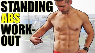 10 MINUTE STANDING ABS ROUTINE  Strong Six Pack Core Workout [upl. by Tseng]