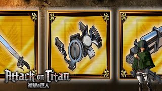 Equipment Skills and Items  Attack on Titan 2 Final Battle Guide [upl. by Roque]