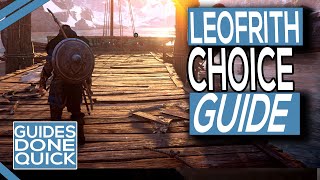 Assassins Creed Valhalla Kill Or Spare Leofrith Guide [upl. by Ashien]