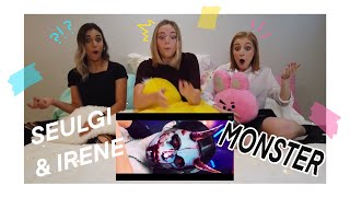 Red Velvet  IRENE amp SEULGI ‘Monster’ MV REACTION  ICEpop [upl. by Namara]