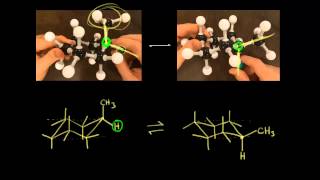 Monosubstituted cyclohexane  Organic chemistry  Khan Academy [upl. by Animehliw]