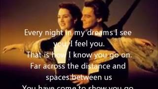 My Heart Will Go On I Titanic Lyrics [upl. by Cerellia372]