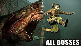 Zombie Army 4 Dead War  All Bosses With Cutscenes HD 1080p60 PC [upl. by Puttergill]