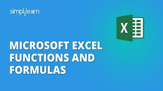 Excel Formulas  Excel Formulas And Functions  Excel Basics For Beginners  Simplilearn [upl. by Platas875]