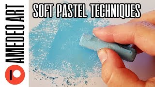 Soft pastel techniques  Soft pastels for beginners [upl. by Netloc]