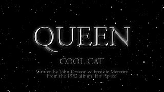 Queen  Cool Cat Official Lyric Video [upl. by Romola643]