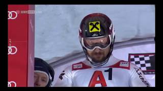 Marcel Hirscher  Slalom Schladming 2018 2 DG [upl. by Deacon946]