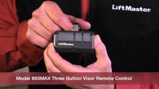 How To Program Liftmaster MAX Remotes [upl. by Otrevlig951]