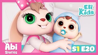 New Baby  Share Love  Abi Stories Episode 20  Eli Kids Educational Cartoon [upl. by Devad]