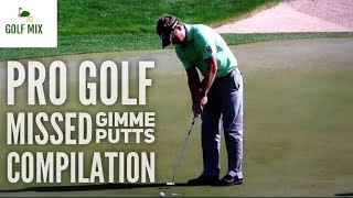 PGA Golf Missed Gimme Putts Updated 2020 [upl. by Ojytteb]