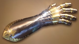 How to Make a Gothic Gauntlet Armor Tutorial [upl. by Oryaj]