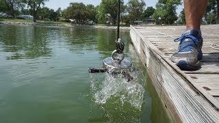 MAGNET FISHING WITH EXTREMELY STRONG MAGNETS [upl. by Orianna]