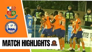 Match Highlights  Wealdstone FC 32 Braintree Town [upl. by Chaffee]