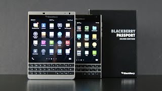 Blackberry Passport Silver Edition Unboxing amp Comparison [upl. by Marsiella]