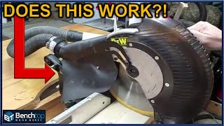 Does this Work Miter Saw Dust Collection Gamechanger  EP45 [upl. by Nauqyt787]