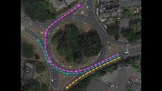 Choosing Lanes at Roundabouts  Part 3  MultiLane Spiral Roundabouts [upl. by Lancelle82]