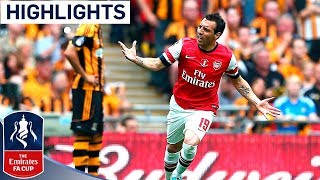 Cazorla Goal  The FA Cup Final 2014  Goals amp Highlights [upl. by Ebeneser]