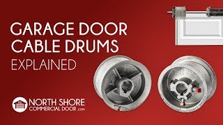 Garage Door Cable Drums Explained by North Shore Commercial Door [upl. by Bernette]