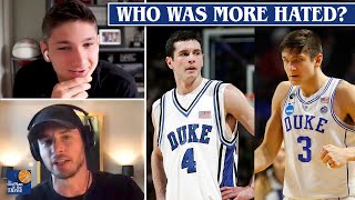 Grayson Allen vs JJ Redick Who Was The More Hated Duke Basketball Player [upl. by Knuth]