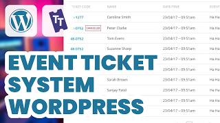 Event Ticket System WordPress 2024  Complete Guide [upl. by Alonzo]