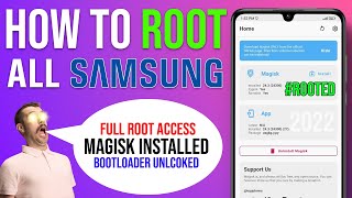 How to ROOT All Samsung Devices with ODIN on Windows 11  Root Samsung Phone with Magisk 2022 FREE [upl. by Quinby]