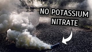 Homemade smoke grenade without potassium nitrate [upl. by Follansbee]