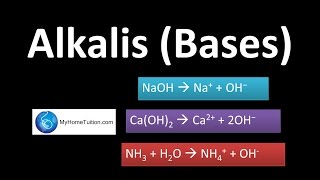 Alkalis Bases  Acids and Bases [upl. by Aliam]