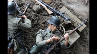 Assault on Hoffenberg  WW2 16 Scale Stop Motion [upl. by Esina435]