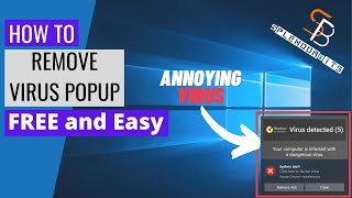 Remove Popup Virus on Windows FREE and EASY [upl. by Anirtik]