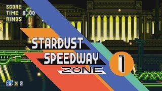 Sonic Mania  Stardust Speedway Zone All Acts  Boss [upl. by Ardin368]