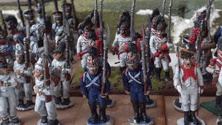 Napoleonic wargaming Live Miniature Size Comparisons [upl. by Mahmud107]