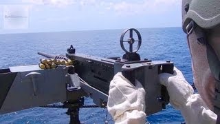 Firing M2 Browning 50 Caliber Machine Gun [upl. by Oppen]