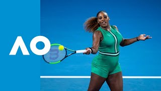 Eugenie Bouchard v Serena Williams match highlights 2R  Australian Open 2019 [upl. by Derriey]