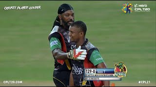 Record Breakers Chris Gayle amp Evin Lewis chase down 129 runs in just 7 overs  CPL 2017 [upl. by Plante]