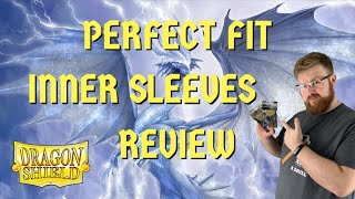 Dragon Shield Perfect Fit Inner Sleeves Review  TCG Product Reviews [upl. by Ailaroc425]