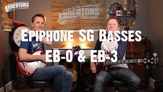 All About The Bass  Epiphone SG Basses EB0 amp EB3 [upl. by Jdavie]