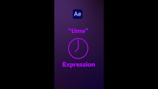 The Time Expression in After Effects  Tutorial [upl. by Eirallam]