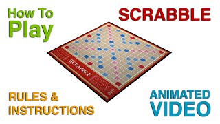 SCRABBLE Rules  How To Play Scrabble  Rules of Scrabble EXPLAINED [upl. by Aiclid]