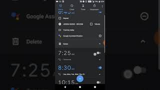 Google Assistant Routines using Android Clock App [upl. by Datha37]