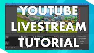 Wie streamt man auf YouTube  YouTube Livestream einrichten  YouTube Stream Tutorial German [upl. by Lenehc]