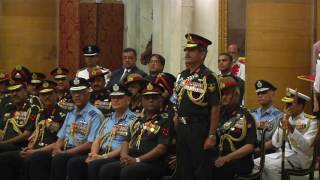 President Mukherjee presents Gallantry Awards and Distinguished Service Decorations [upl. by Alfonzo]