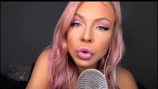 ASMR MOST TINGLY MOUTH SOUNDS amp LIPGLOSS APPLICATION EAR TO EAR BINAURAL [upl. by Nylia]